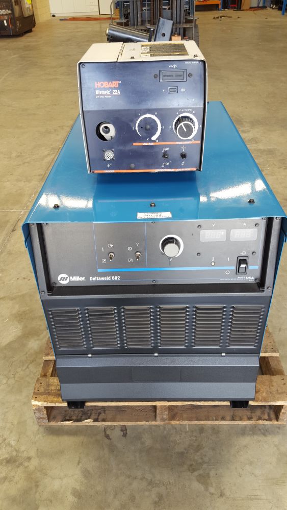 Miller Deltaweld 602 Cv Welder With Hobart 22a Wire Feeder